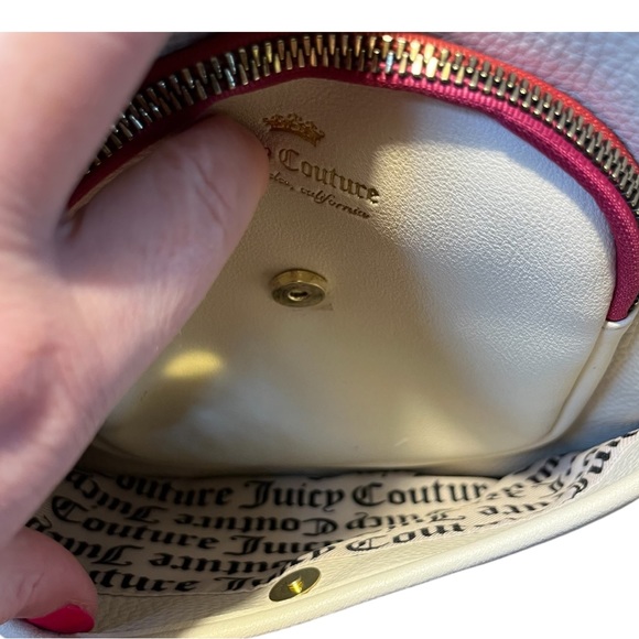 *NWT* Juicy Couture Womens Charm School Satchel Handbag in Cream - Picture 6 of 9